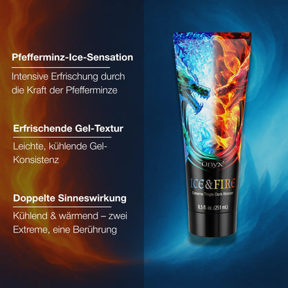 Ice & Fire con aroma a menta, textura de gel refrescante y doble efecto sensorial