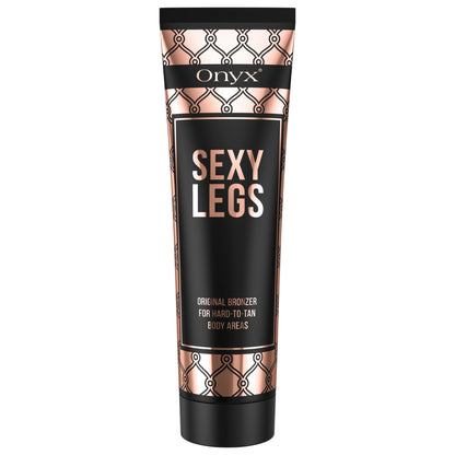 Imagen del producto Onyx Sexy Legs Bronceador con Original Bronzer, especialmente diseñado para zonas difíciles de broncear como las piernas, apto para solárium y uso al aire libre