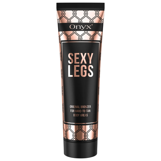 Imagen del producto Onyx Sexy Legs Bronceador con Original Bronzer, especialmente diseñado para zonas difíciles de broncear como las piernas, apto para solárium y uso al aire libre